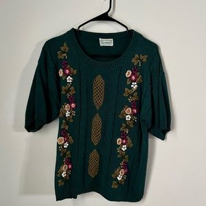 Beautifully Embroidered Short Sleeve Tee